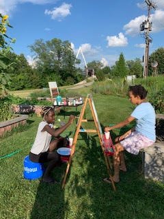 Art &amp; Conversation at PFW School of Education Urban Garden (Copy)